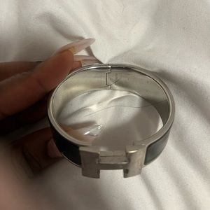 Hermes clic clac braclet gm black